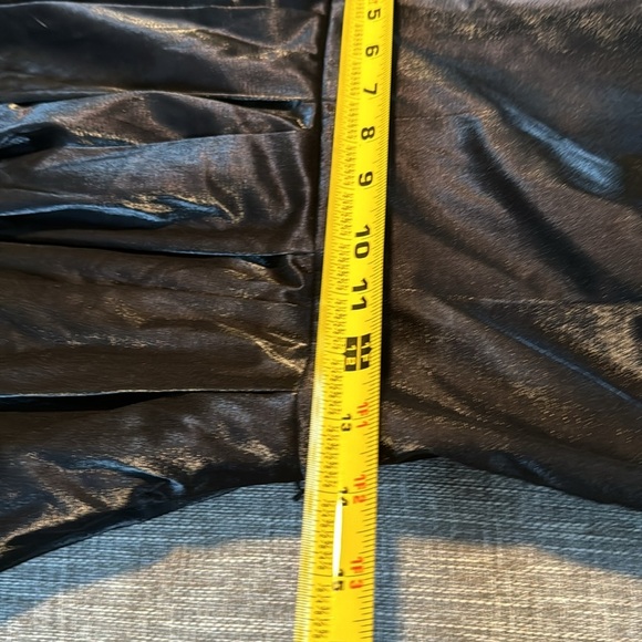 RACHEL ROY BLACK METALLIC GOLD BELT STRAPLESS DRESS SIZE 10 NWT - Picture 13 of 16